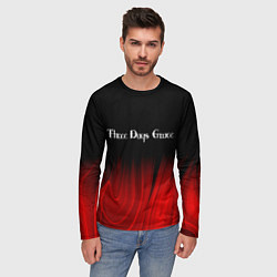 Лонгслив мужской Three Days Grace red plasma, цвет: 3D-принт — фото 2