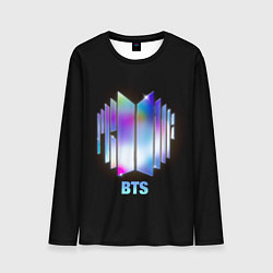Лонгслив мужской BTS gradient logo, цвет: 3D-принт