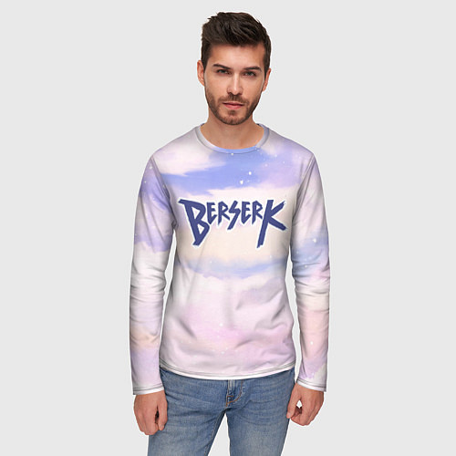 Мужской лонгслив Berserk sky clouds / 3D-принт – фото 3
