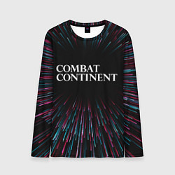 Лонгслив мужской Combat Continent infinity, цвет: 3D-принт