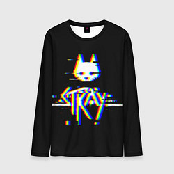 Лонгслив мужской Stray glitch logo, цвет: 3D-принт