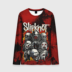 Лонгслив мужской Slipknot rock, цвет: 3D-принт