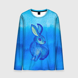 Лонгслив мужской Водяной кролик символ 2023, цвет: 3D-принт