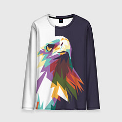 Лонгслив мужской Орел-птица гордая, цвет: 3D-принт