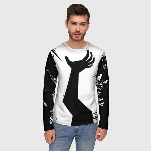 Мужской лонгслив Удушье рука / 3D-принт – фото 3