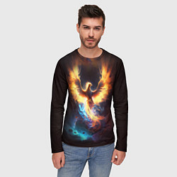 Лонгслив мужской Дикий Феникс, цвет: 3D-принт — фото 2