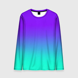 Мужской лонгслив Синие оттенки