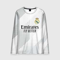 Лонгслив мужской ФК Реал Мадрид, цвет: 3D-принт