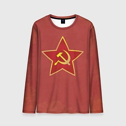 Лонгслив мужской Советская звезда, цвет: 3D-принт
