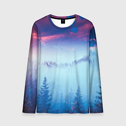 Лонгслив мужской Horizon landscape, цвет: 3D-принт
