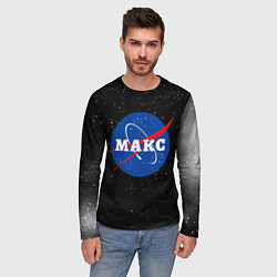 Лонгслив мужской Макс Наса космос, цвет: 3D-принт — фото 2