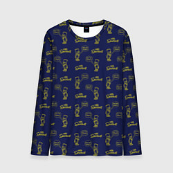 Мужской лонгслив Bart pattern Eat my shorts