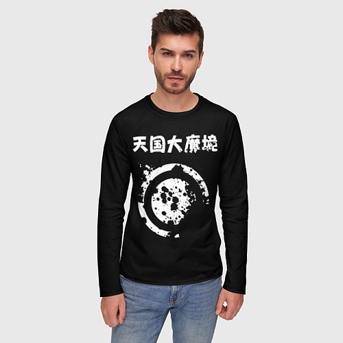 Мужской лонгслив Глаз - Великая небесная стена / 3D-принт – фото 3
