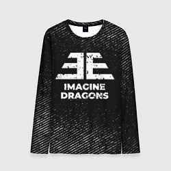 Лонгслив мужской Imagine Dragons с потертостями на темном фоне, цвет: 3D-принт