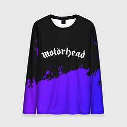 Лонгслив мужской Motorhead purple grunge, цвет: 3D-принт