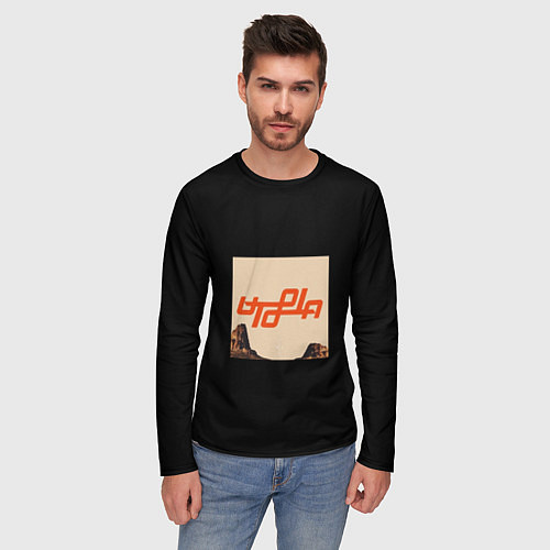 Мужской лонгслив Трэвис Скотт - utopia / 3D-принт – фото 3