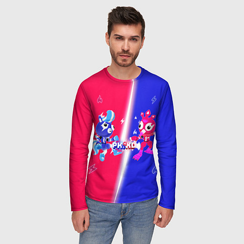 Мужской лонгслив Нулевая Гравитация PK XD / 3D-принт – фото 3
