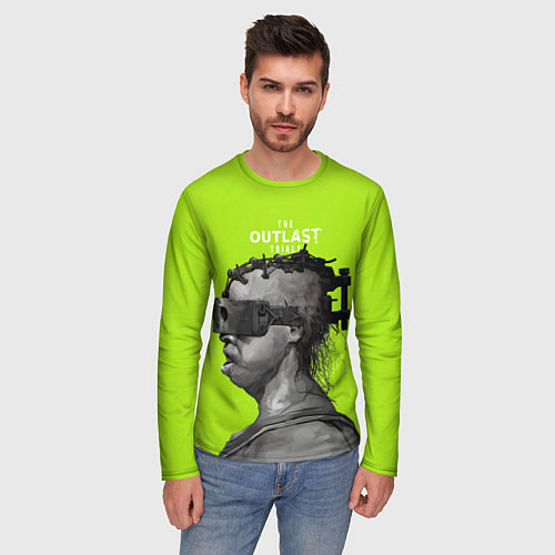 Мужской лонгслив The Outlast Trials / 3D-принт – фото 3