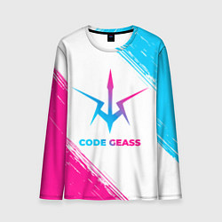 Лонгслив мужской Code Geass neon gradient style, цвет: 3D-принт