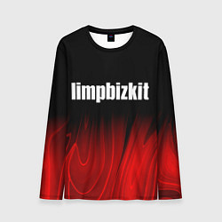 Лонгслив мужской Limp Bizkit red plasma, цвет: 3D-принт