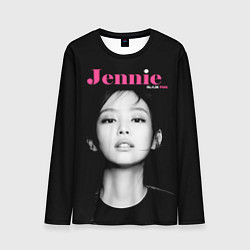 Лонгслив мужской Blackpink Jennie Portrait, цвет: 3D-принт