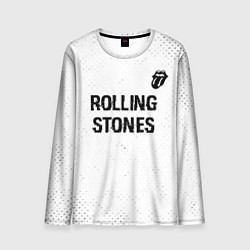 Лонгслив мужской Rolling Stones glitch на светлом фоне: символ свер, цвет: 3D-принт