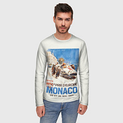 Лонгслив мужской Монако - Гран-при, цвет: 3D-принт — фото 2