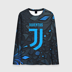Лонгслив мужской Juventus blue logo, цвет: 3D-принт