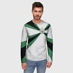 Лонгслив мужской Железнодорожные войска, цвет: 3D-принт — фото 2