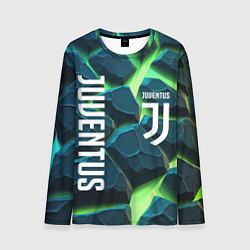 Лонгслив мужской Juventus green neon, цвет: 3D-принт