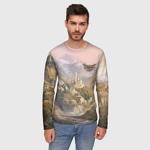 Мужской лонгслив Baldurs Gate 3 Castle / 3D-принт – фото 3