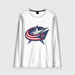 Лонгслив мужской Columbus blue jackets - Sergey Bobrovsky, цвет: 3D-принт