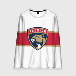 Лонгслив мужской Florida panthers - uniform - hockey, цвет: 3D-принт