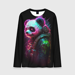Лонгслив мужской Cyberpunk panda, цвет: 3D-принт