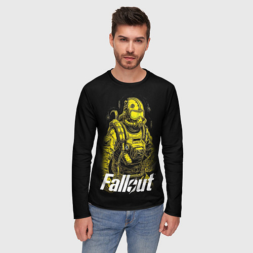 Мужской лонгслив Poster Fallout / 3D-принт – фото 3