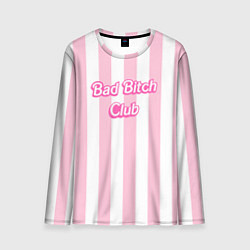Лонгслив мужской Bad Bitch Club - barbie style, цвет: 3D-принт