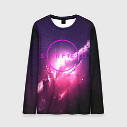 Лонгслив мужской Starfield space game 2023, цвет: 3D-принт