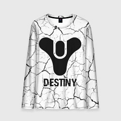 Лонгслив мужской Destiny glitch на светлом фоне, цвет: 3D-принт