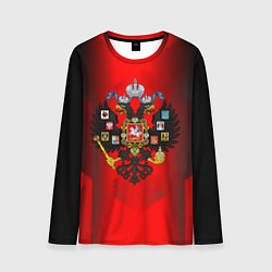 Лонгслив мужской Символика имперской россии, цвет: 3D-принт