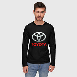 Лонгслив мужской Toyota sport car, цвет: 3D-принт — фото 2