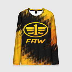 Лонгслив мужской FAW - gold gradient, цвет: 3D-принт