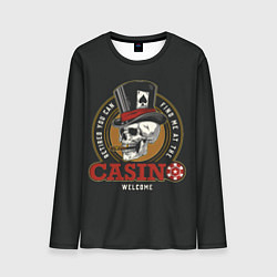 Лонгслив мужской Casino, цвет: 3D-принт