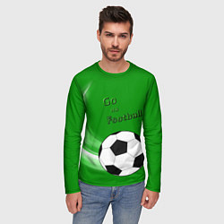 Лонгслив мужской Go на football, цвет: 3D-принт — фото 2