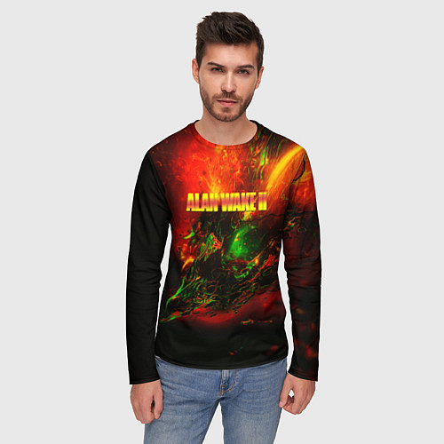 Мужской лонгслив Alan Wake 2 remedy game / 3D-принт – фото 3