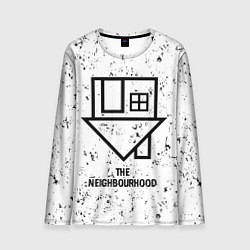 Лонгслив мужской The Neighbourhood glitch на светлом фоне, цвет: 3D-принт