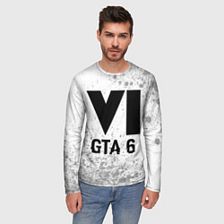 Лонгслив мужской GTA 6 glitch на светлом фоне, цвет: 3D-принт — фото 2