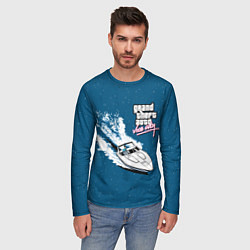 Лонгслив мужской Grand Theft Auto - Vice City, цвет: 3D-принт — фото 2