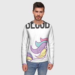 Лонгслив мужской Все праздники закончились, цвет: 3D-принт — фото 2