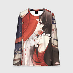 Лонгслив мужской Touhou Project Рейму Cute, цвет: 3D-принт