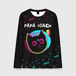 Лонгслив мужской Papa Roach - rock star cat, цвет: 3D-принт